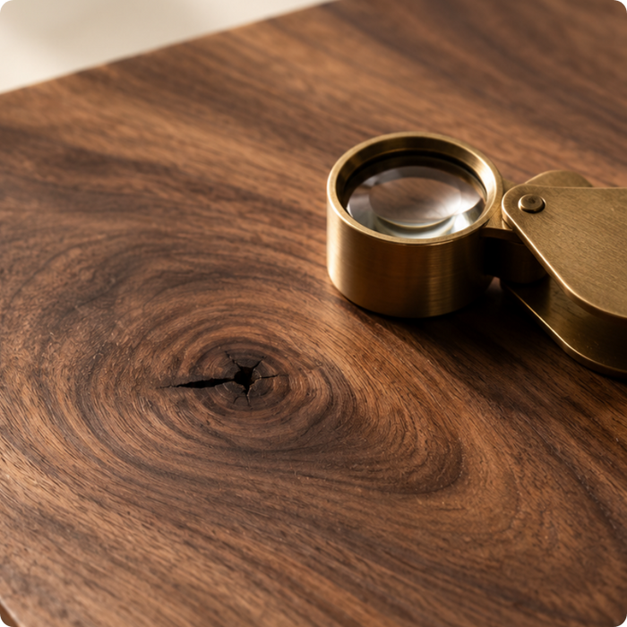 Cosmetic detail visible on a closer look