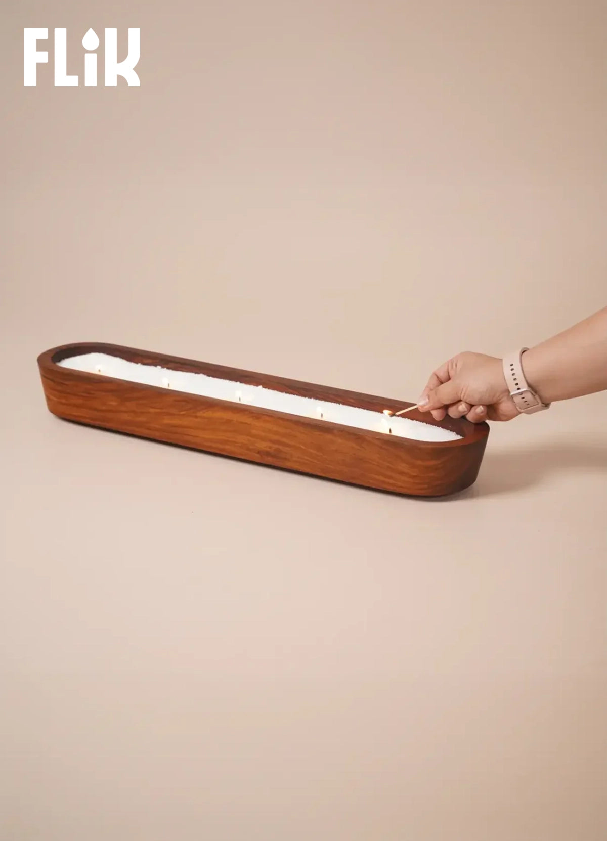 FLIK - Pearled Wax Candle Tray