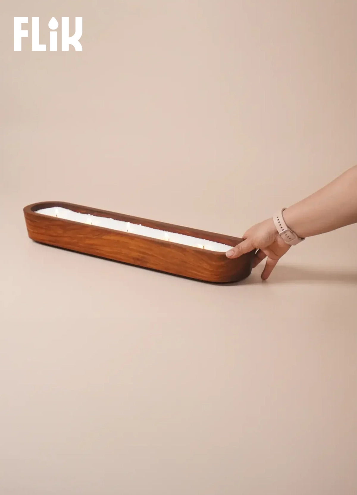 FLIK - Pearled Wax Candle Tray