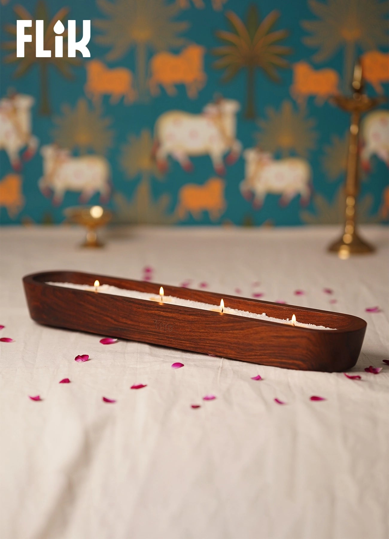 FLIK - Pearled Wax Candle Tray