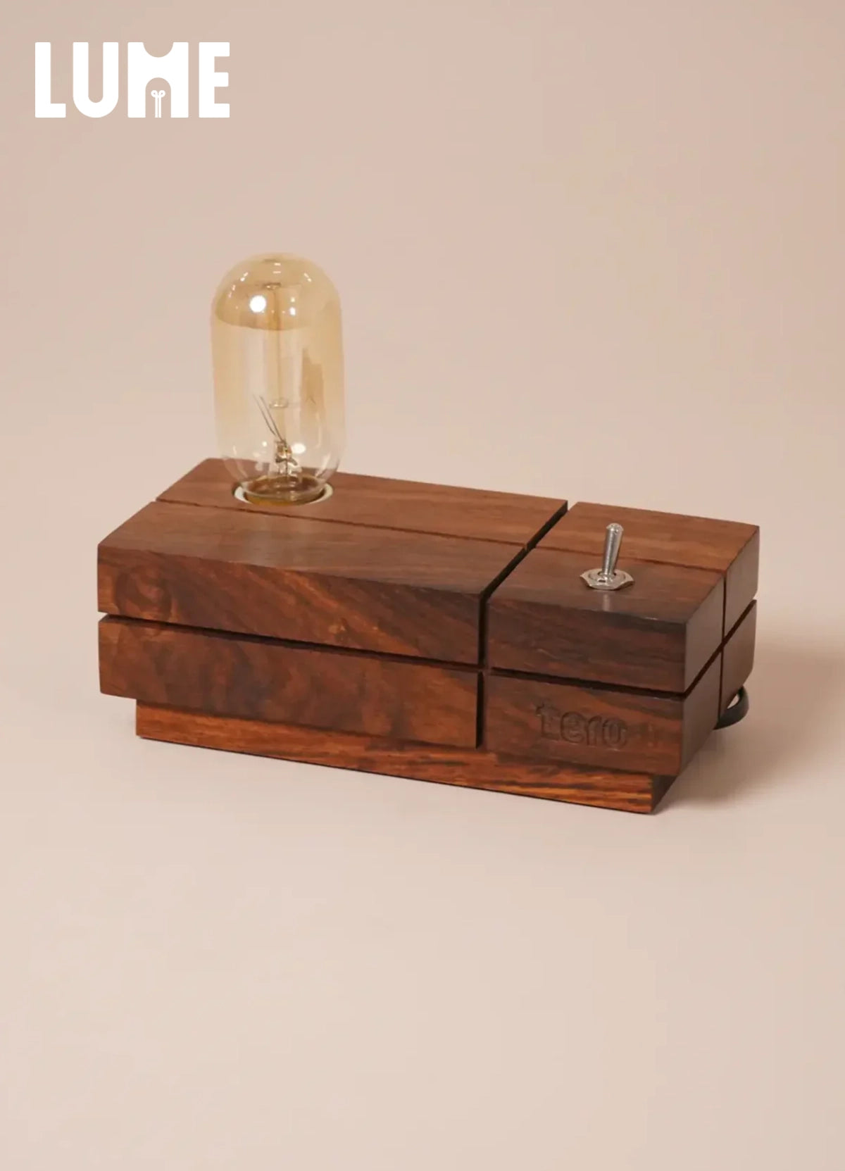 LUME - Solid wood Exo Lamp