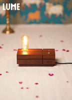 LUME - Solid wood Exo Lamp