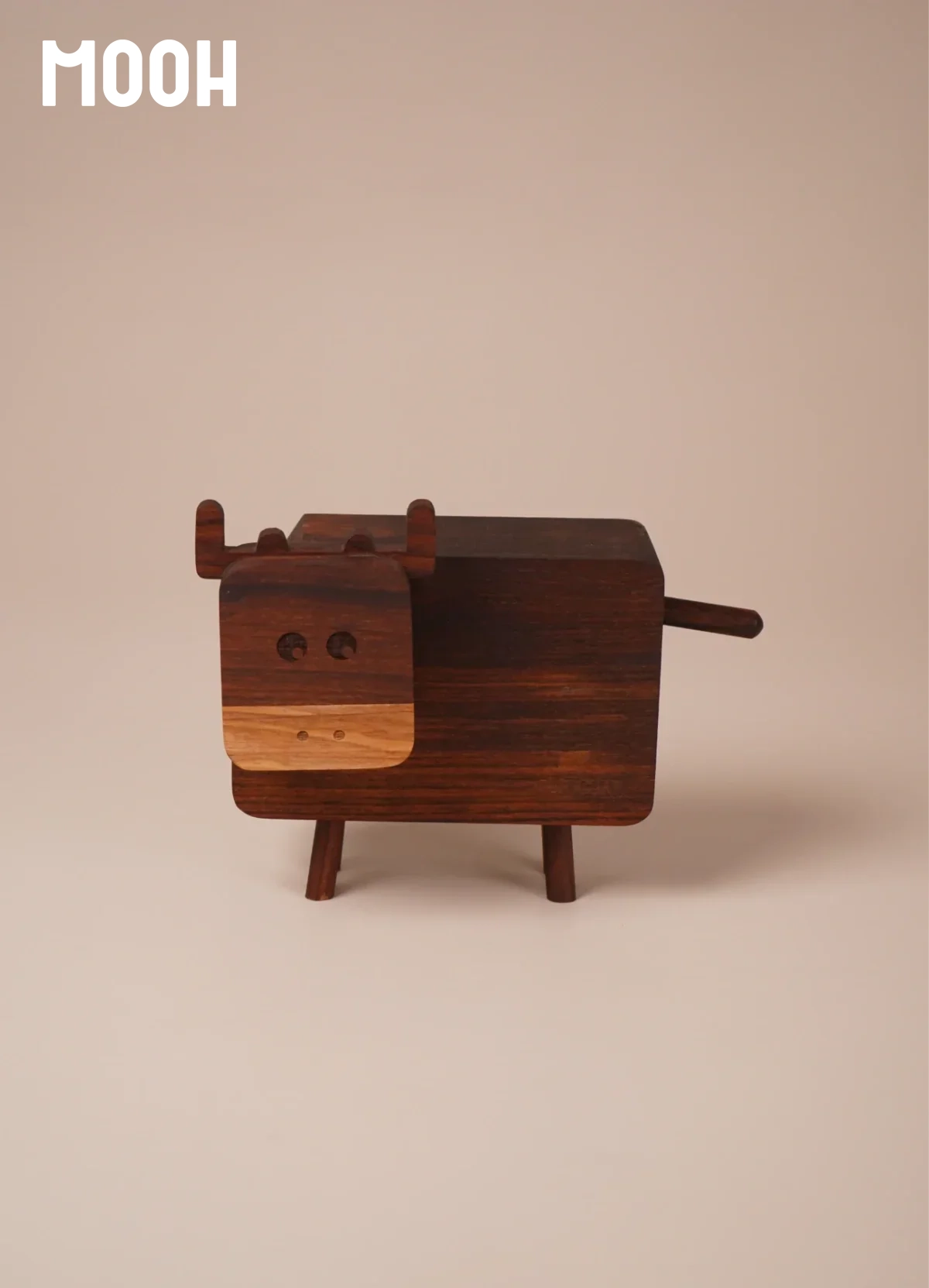 MOOH - Wooden Fidget Cow