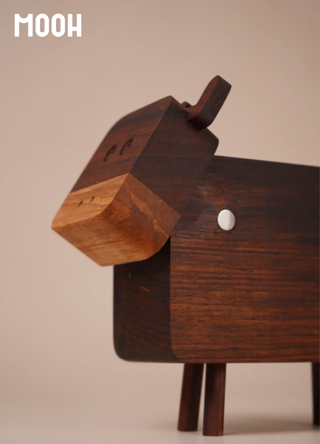 MOOH - Wooden Fidget Cow