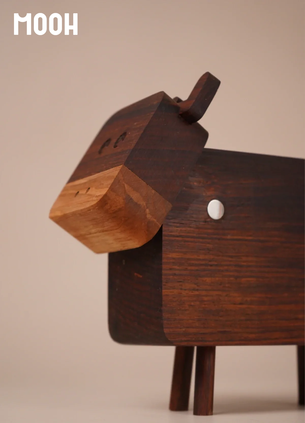 MOOH - Wooden Fidget Cow