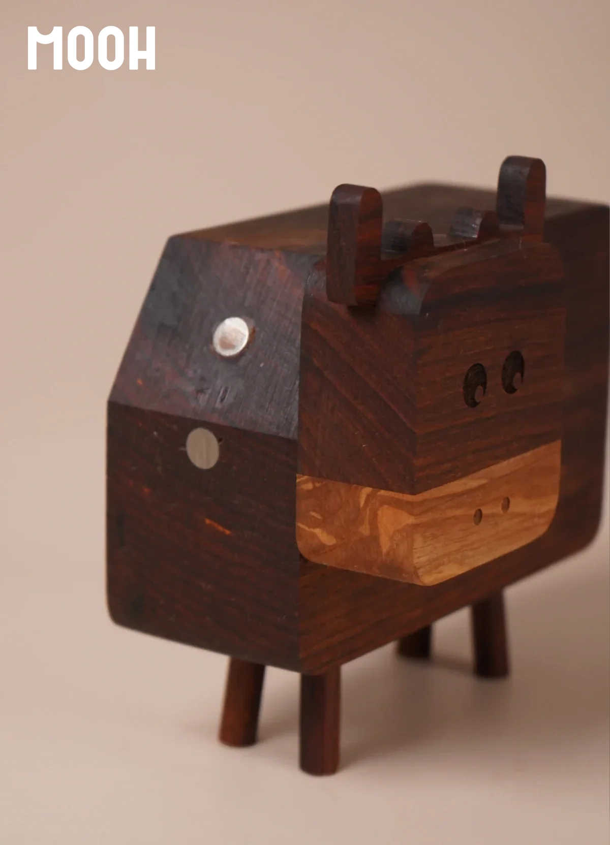 MOOH - Wooden Fidget Cow