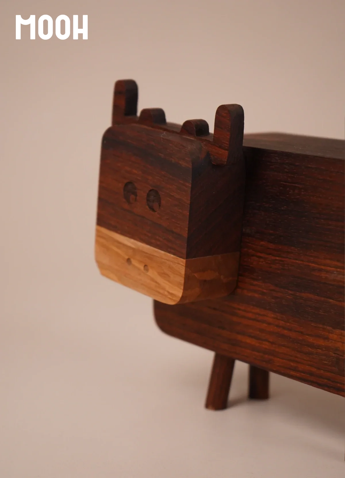 MOOH - Wooden Fidget Cow