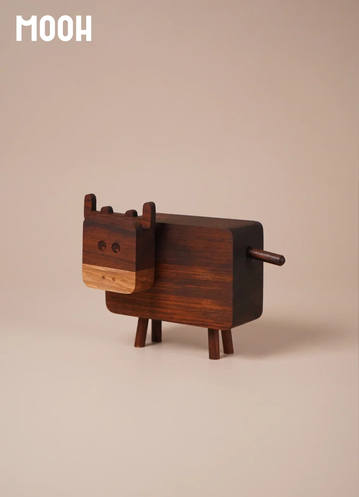 MOOH - Wooden Fidget Cow