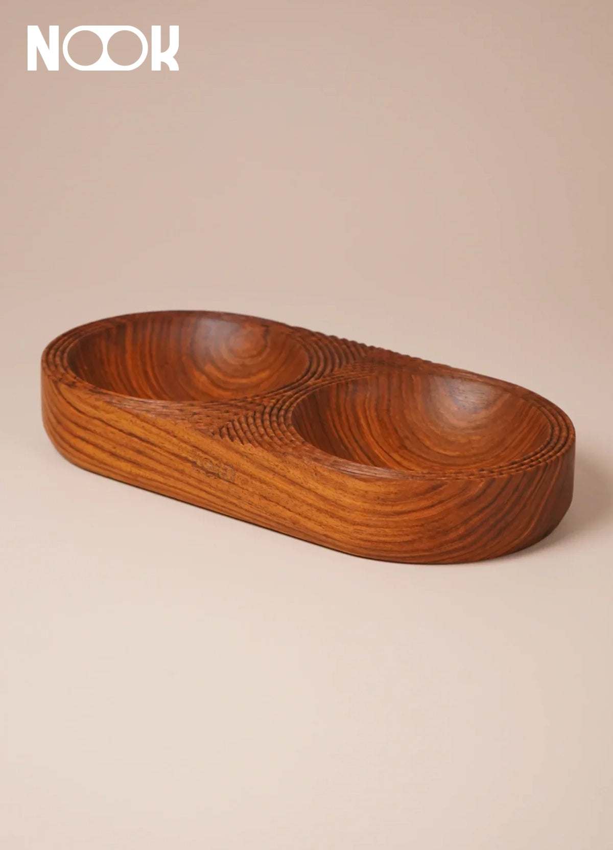 NOOK - Dual-Bowl Serving Tray
