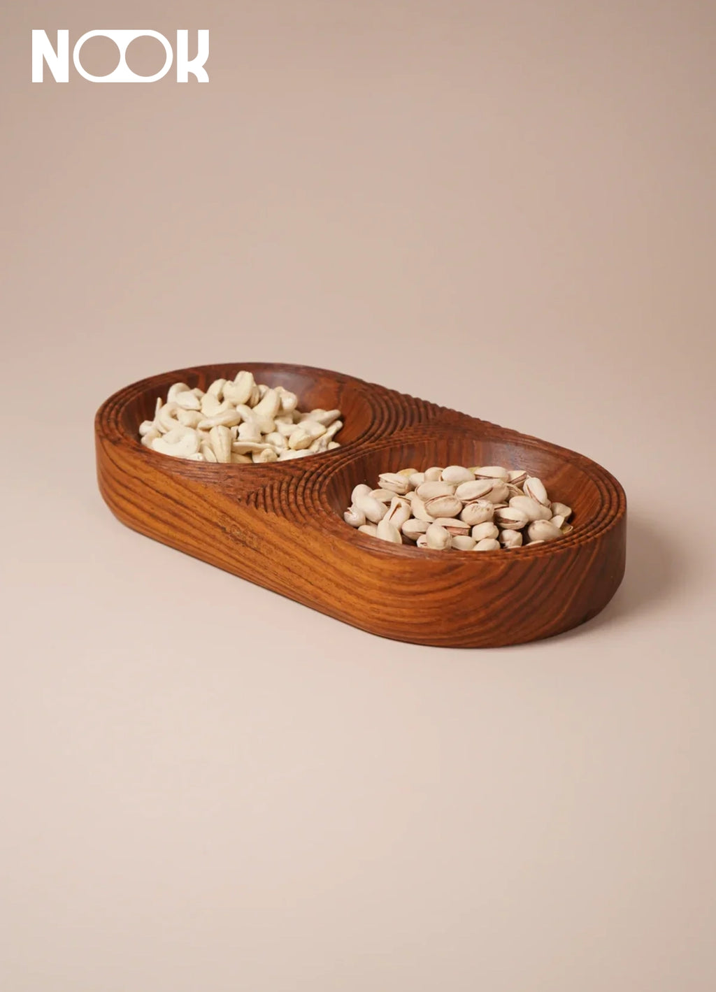 NOOK - Dual-Bowl Serving Tray