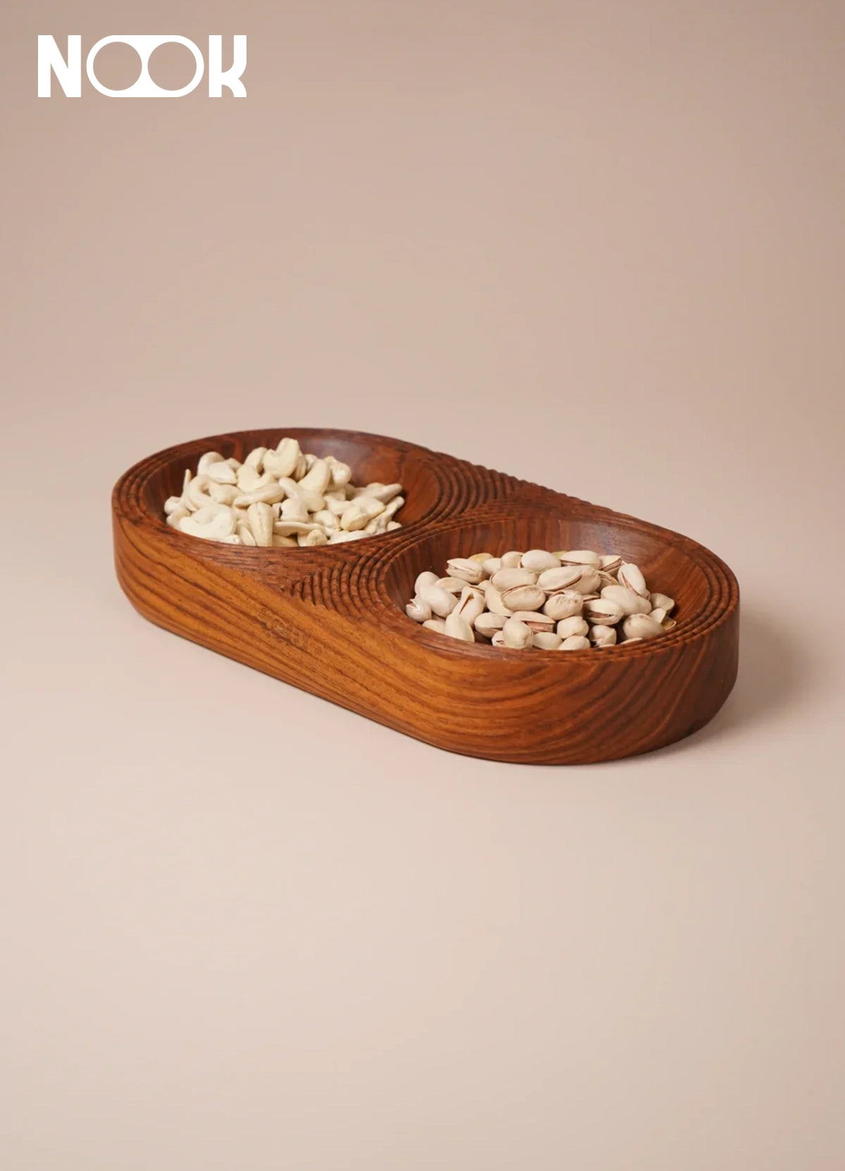 NOOK - Dual-Bowl Serving Tray