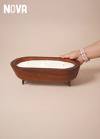 Nova - Pearled Wax Candle Bowl