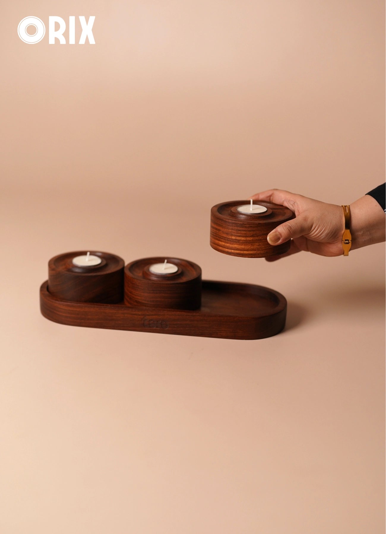ORIX – Curved Tealight Blocks