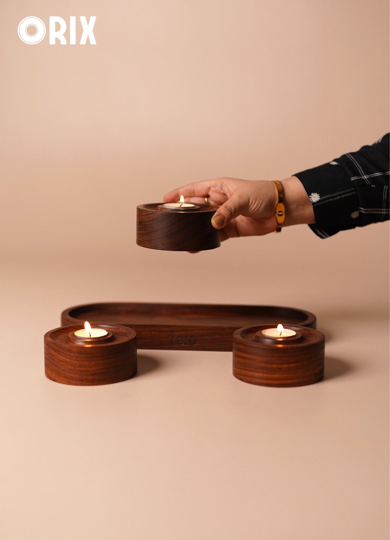 ORIX – Curved Tealight Blocks