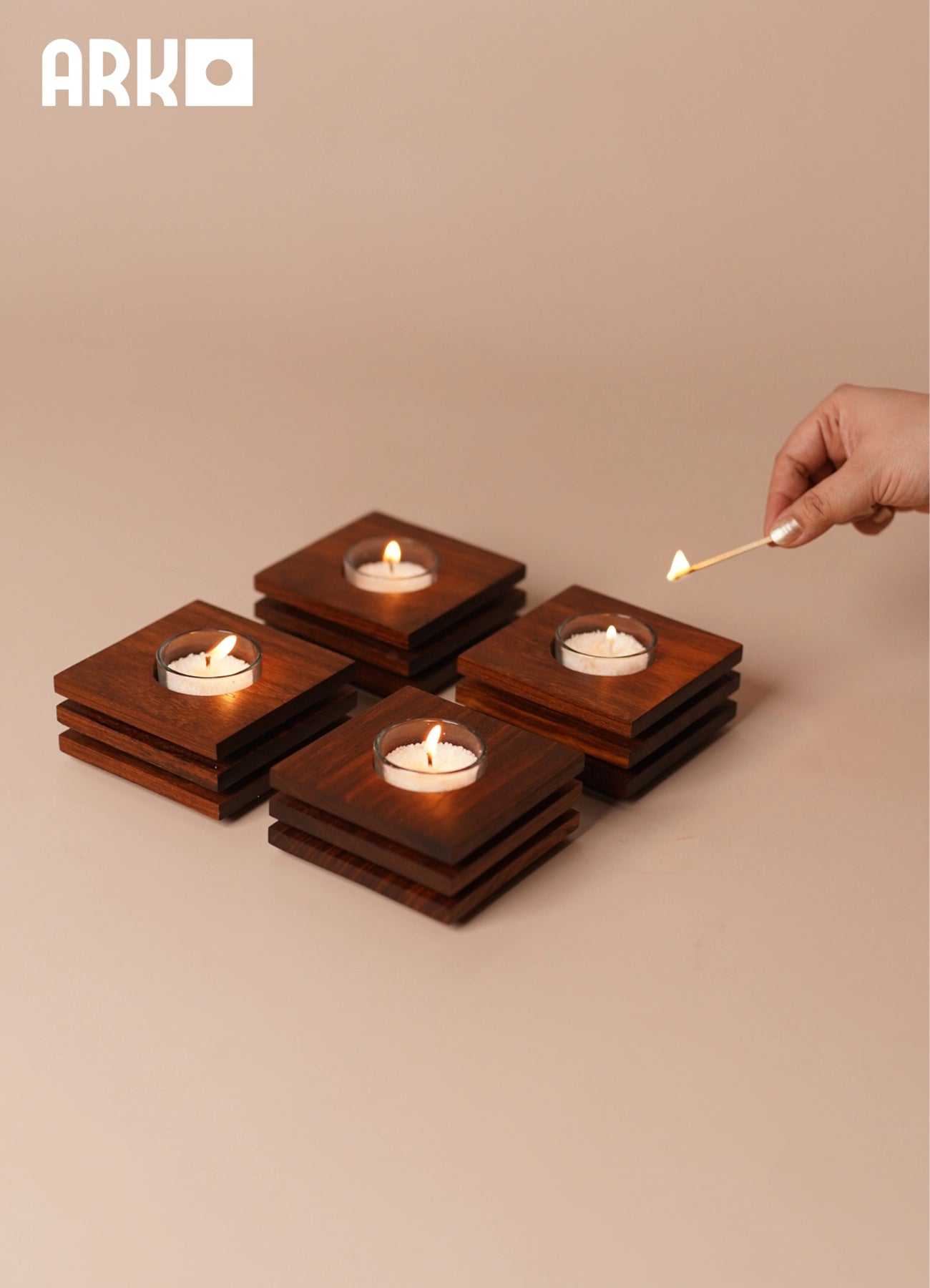 ARKO – Square Candle Holders