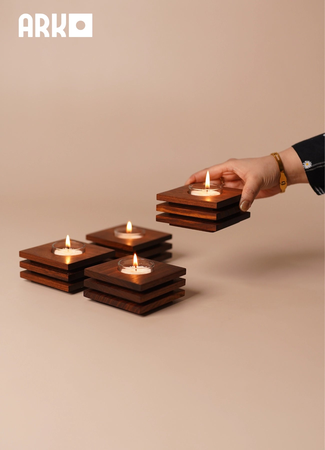 ARKO – Square Candle Holders