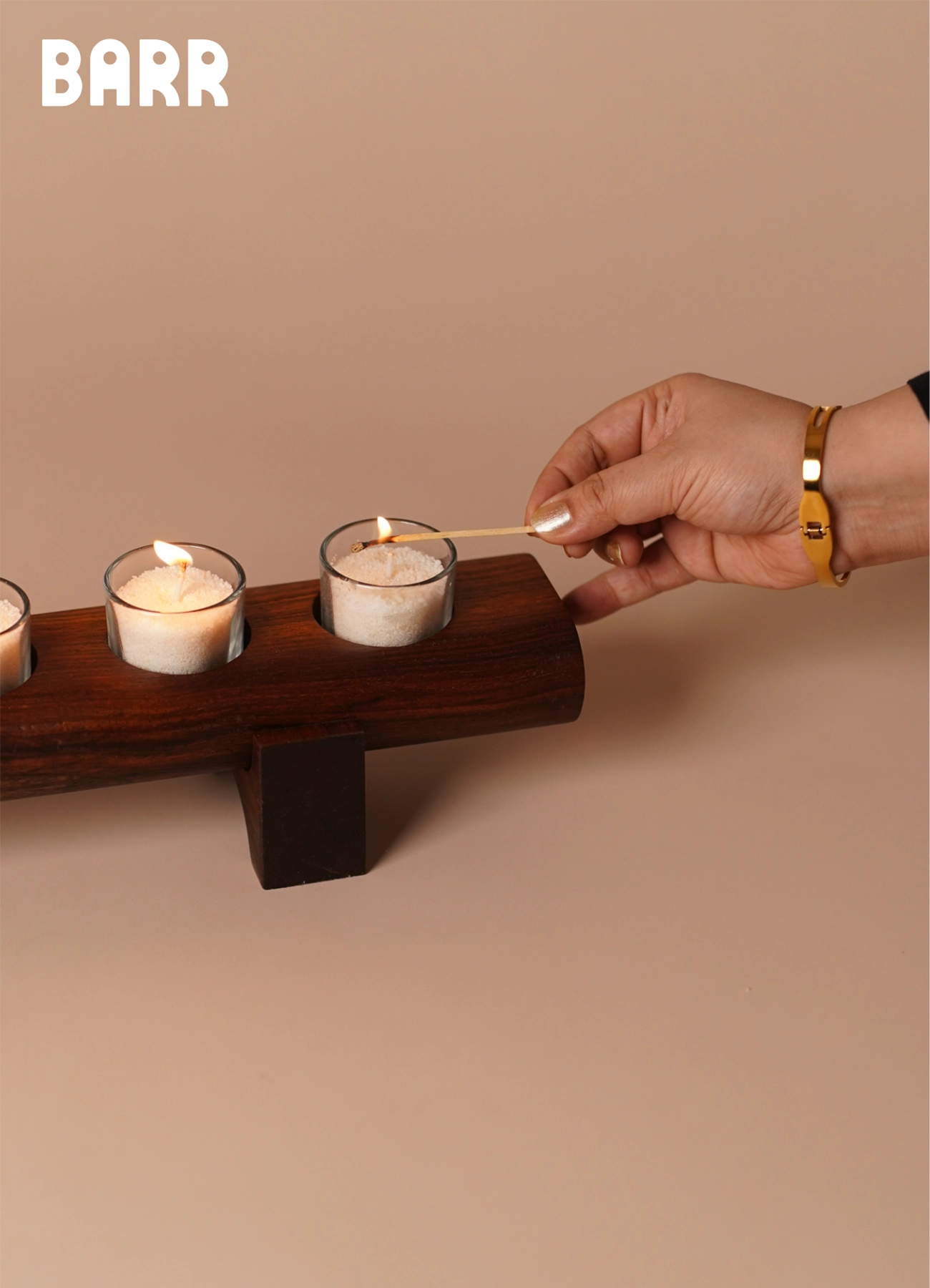 BARR – Glass Candle Holder