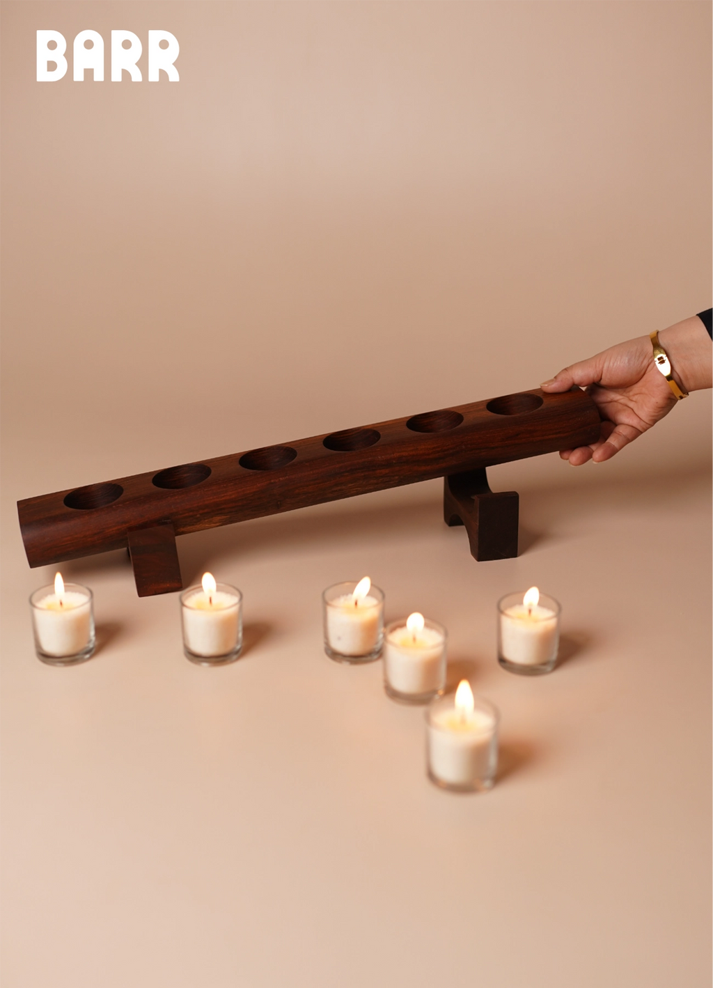 BARR – Glass Candle Holder