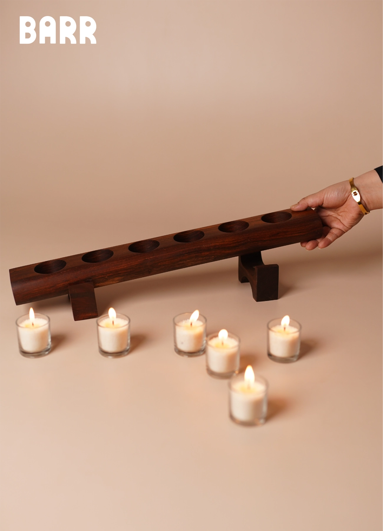 BARR – Glass Candle Holder