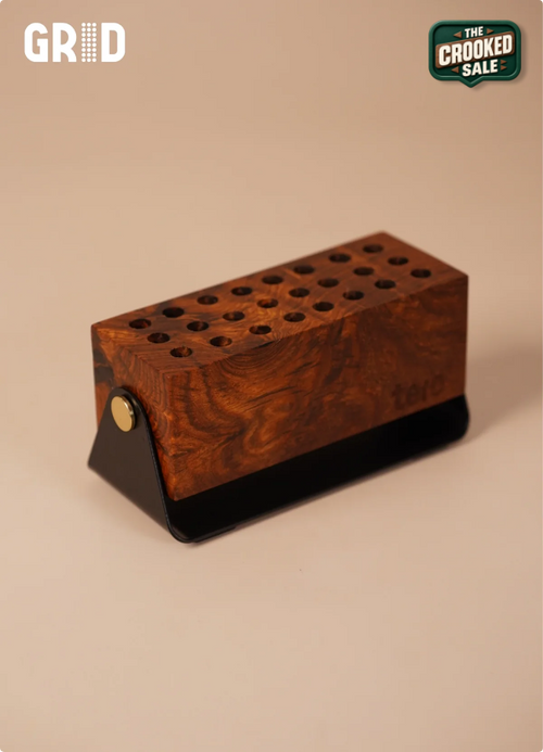 GRID – Solidwood  Pen Holder