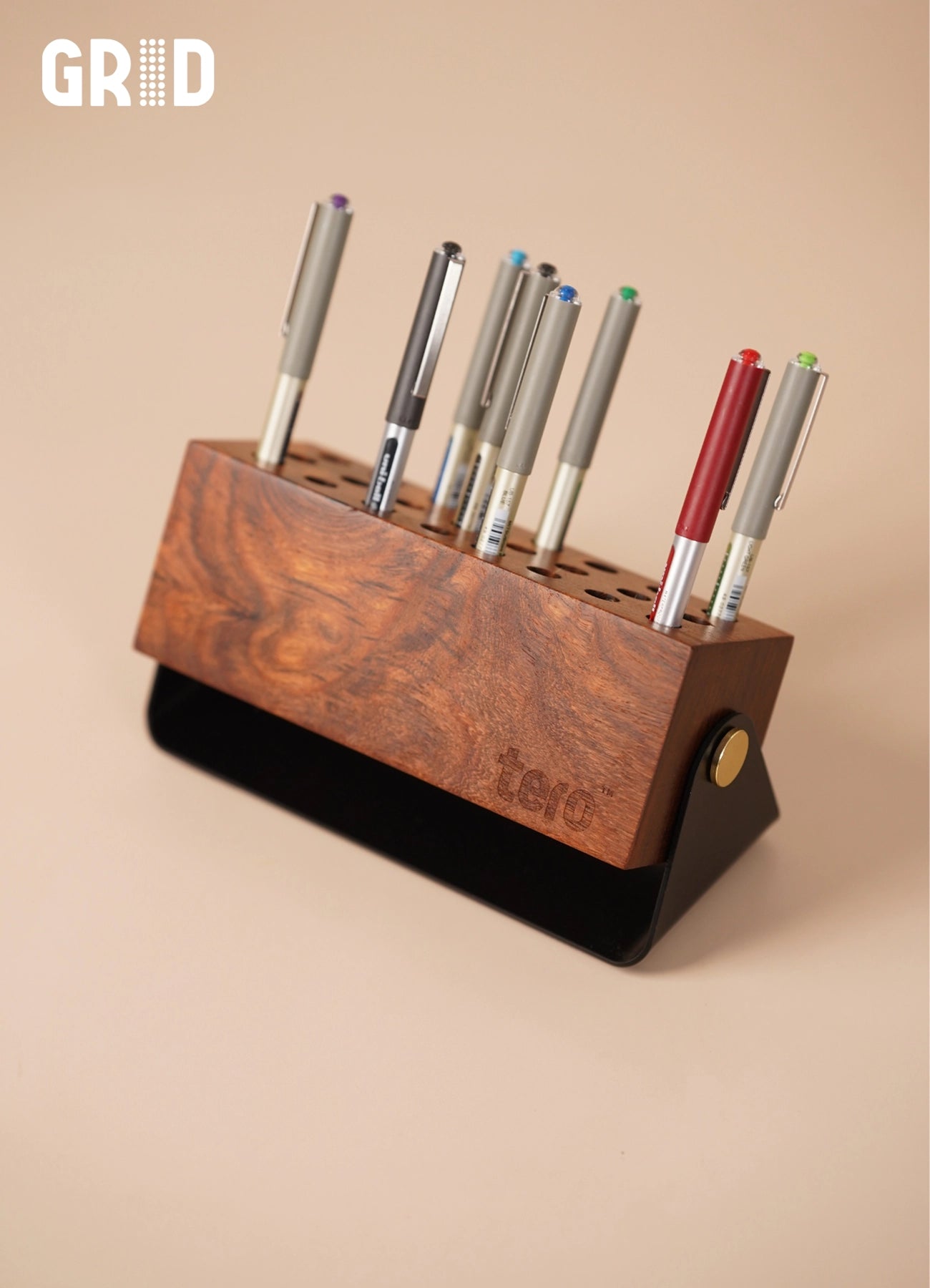 GRID – Solidwood Pen Holder