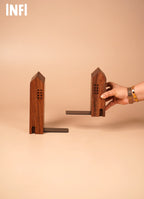 INFI – Solidwood Bookends