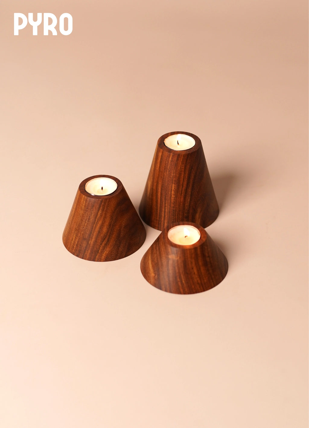 PYRO – Solidwood Tealight Holder