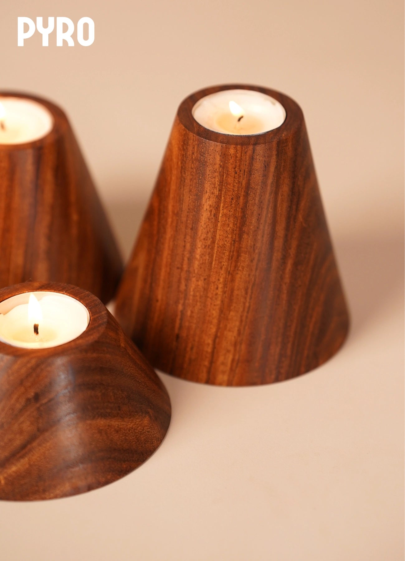 PYRO – Solidwood Tealight Holder