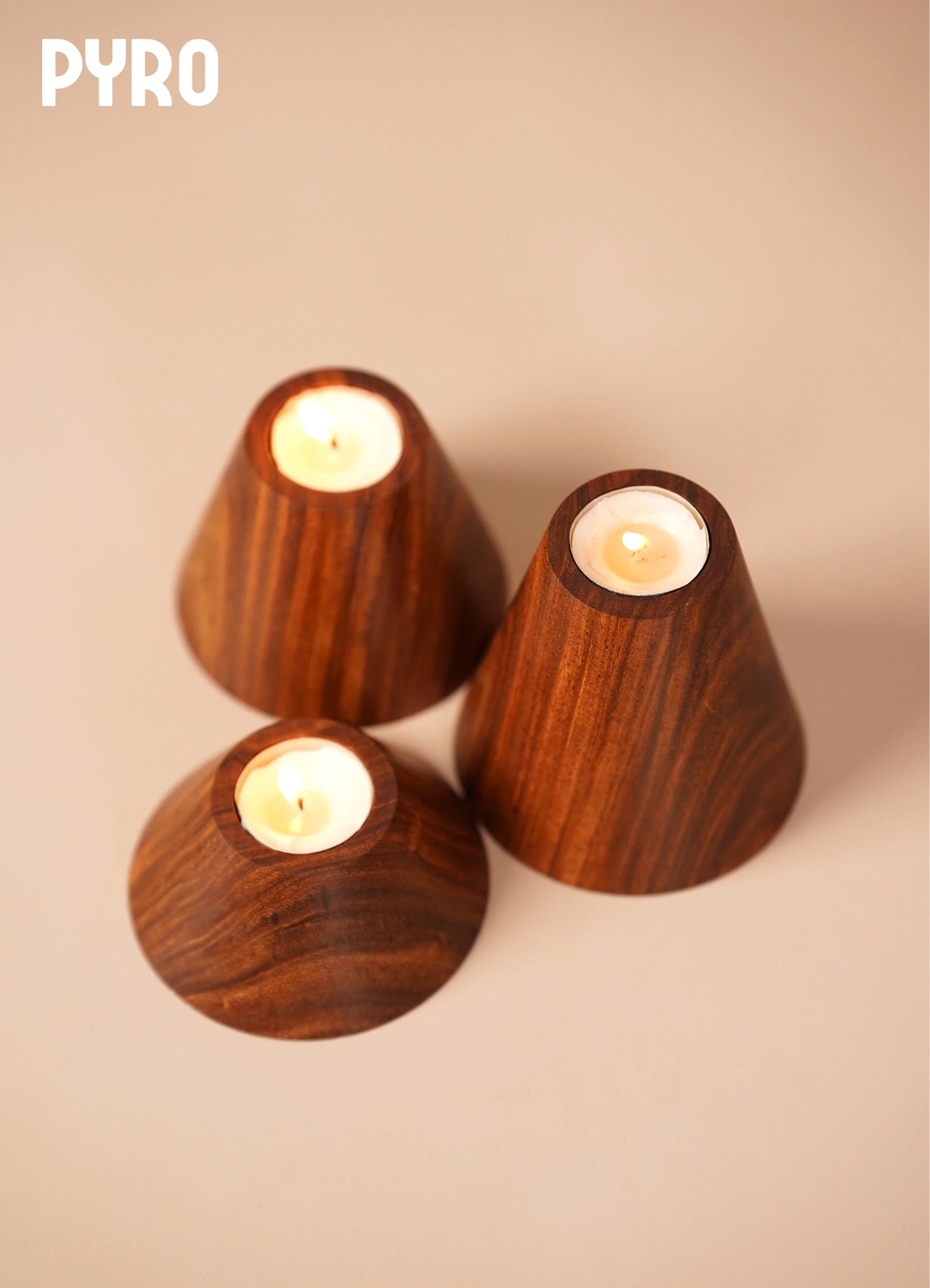 PYRO – Solidwood Tealight Holder