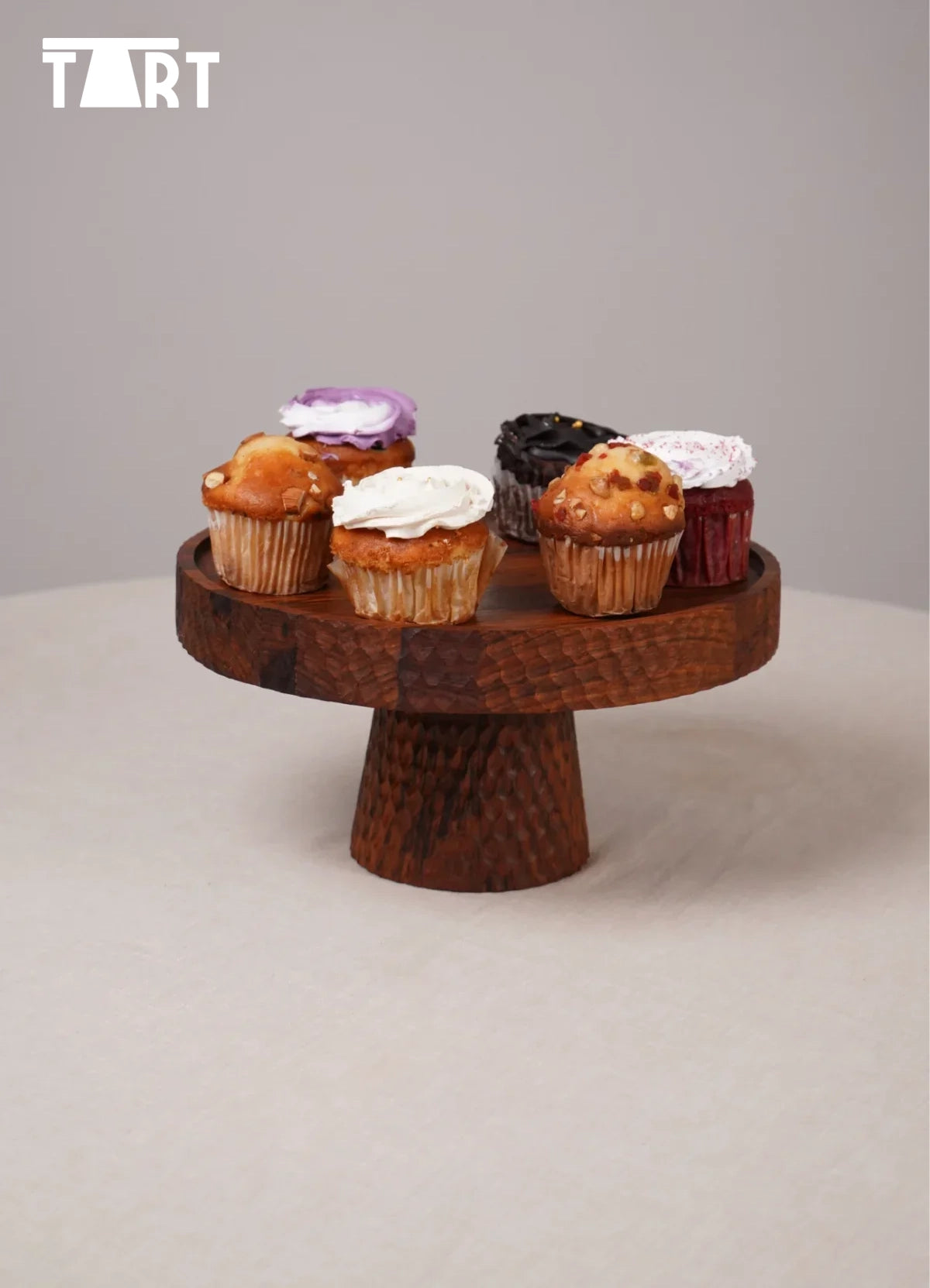 TART - Hand-Carved Cake Stand
