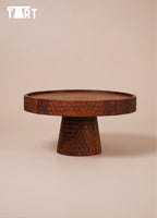 TART - Hand-Carved Cake Stand