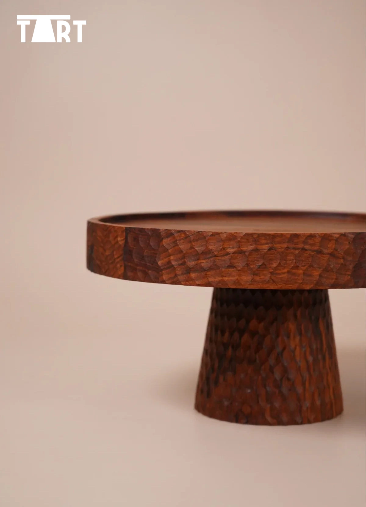 TART - Hand-Carved Cake Stand