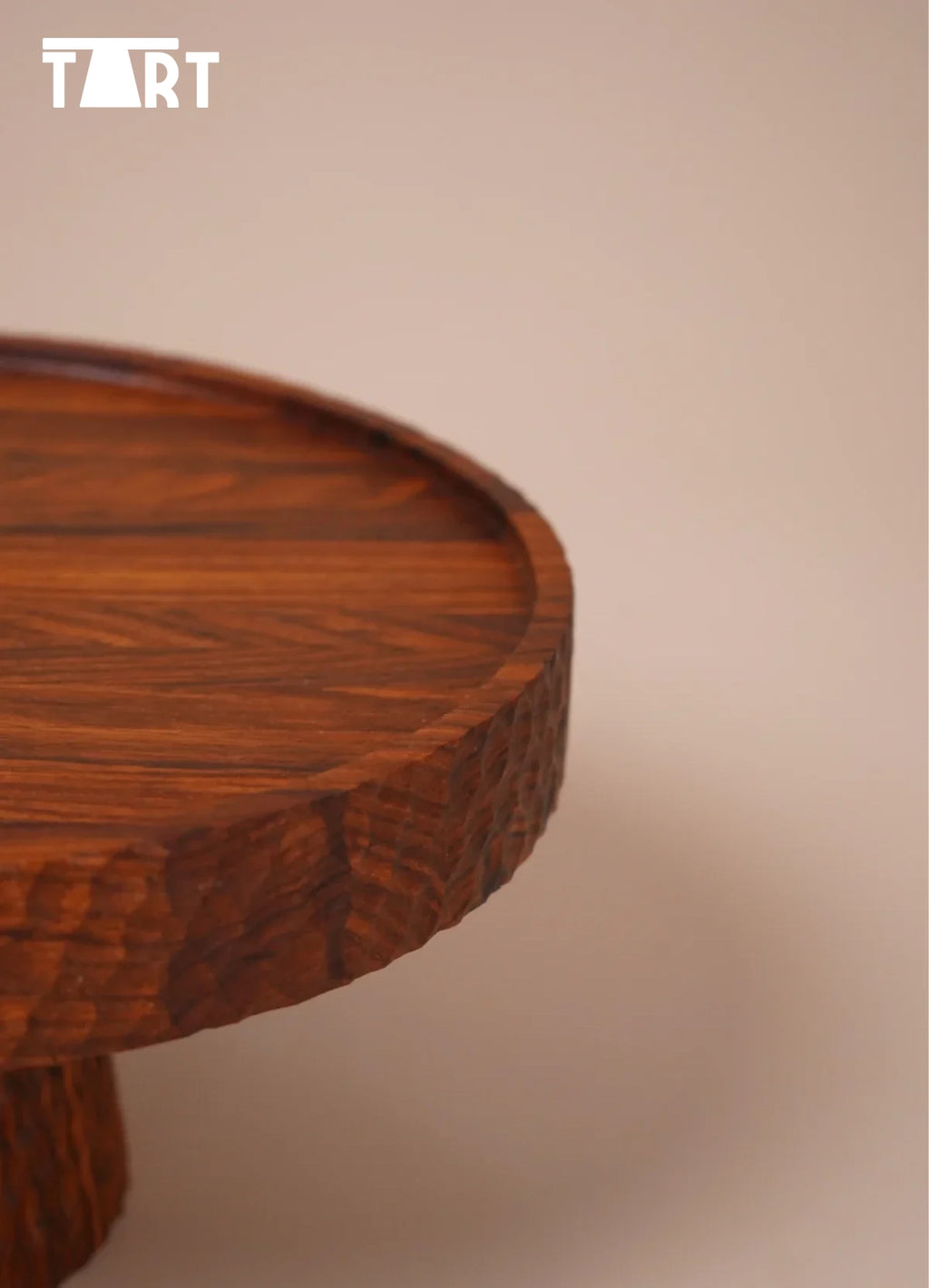 TART - Hand-Carved Cake Stand