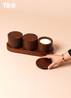 TRIO – Pearled Wax Candle Jars